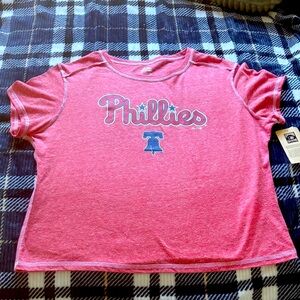 Philadelphia Phillies Majestic super soft Short Sleeve Tee size L